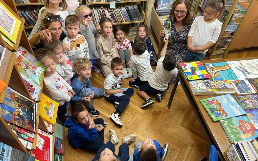 Vrtićani u školskoj knjižnici