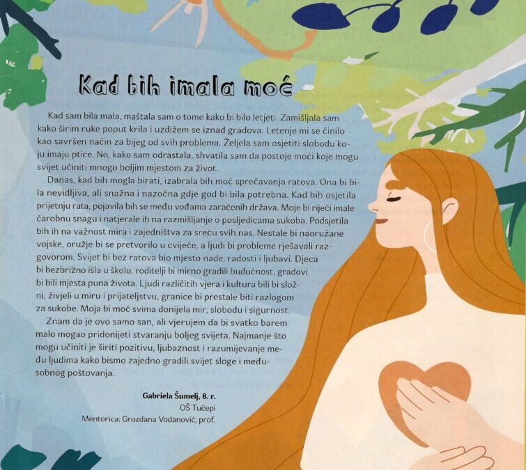 U Modroj lasti objavljen rad Gabriele Šumelj