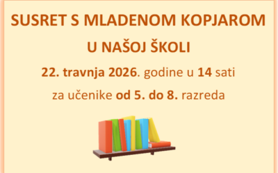 Književni susret u našoj školi