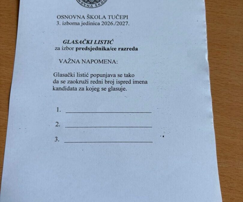 Izbori u trećem razredu